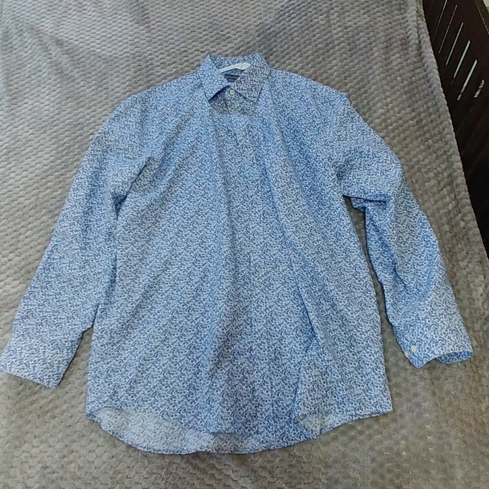 BLAVK LABEL by Ruffini. Men's Dress Shirt Size L